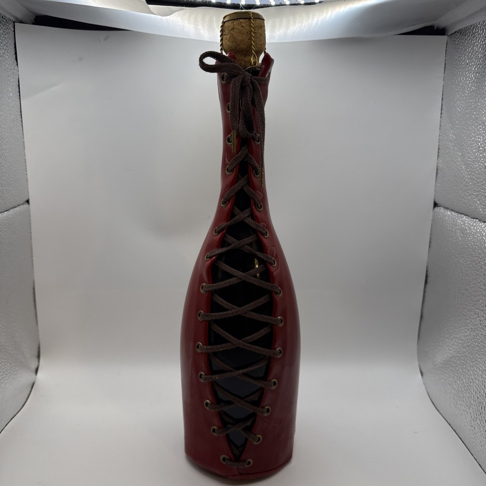 Empty Piper Heidsieck 1990 Jean Paul Gaultier Lace Up Corset Champagne Bottle - Picture 2 of 2